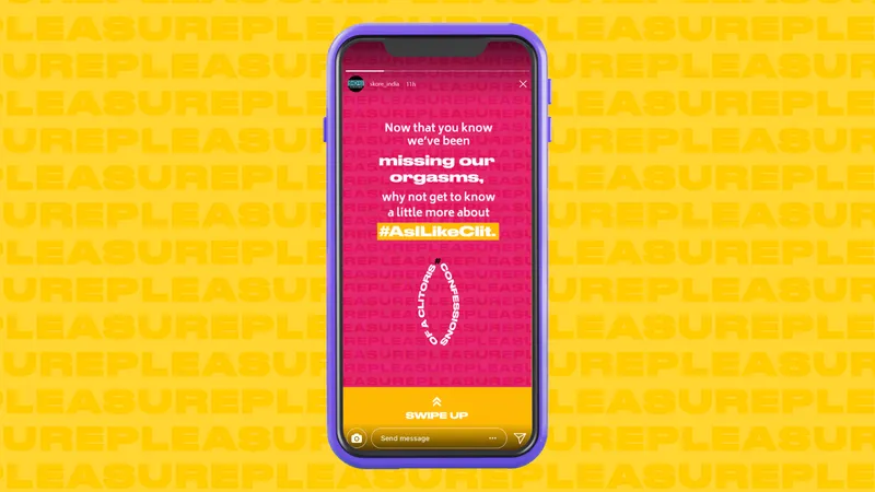 Skore mobile scratch-coupon interface on a yellow background