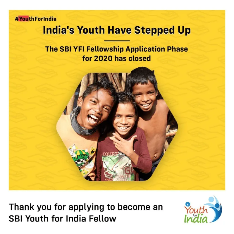 Application closure announcement: India’s Youth Have Stepped Up