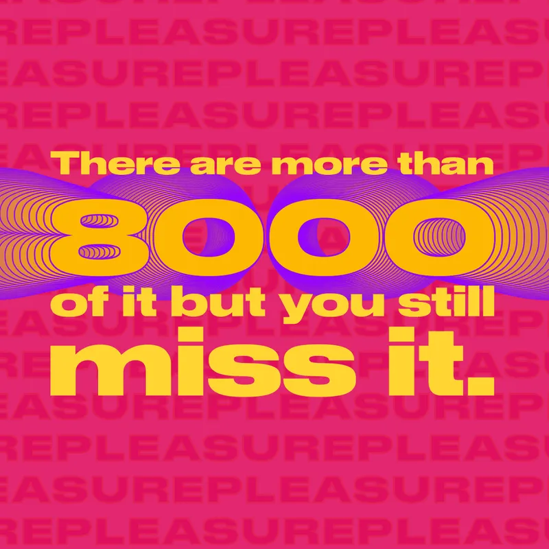 Pink and yellow campaign graphic introducing the educational problem