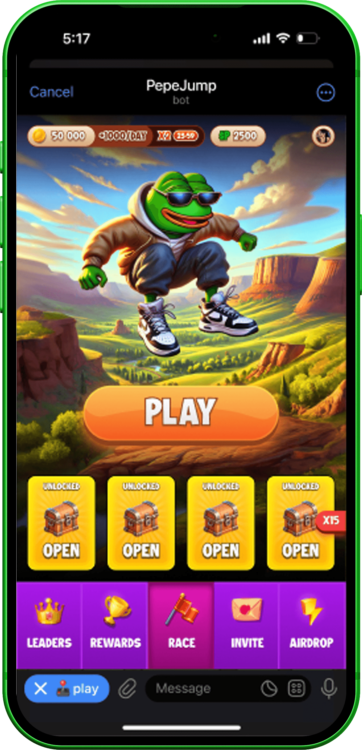 PepeJump phone